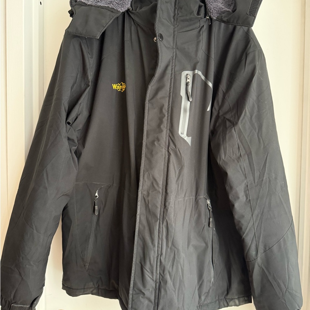 Warth Men's Black Bomber Jacket